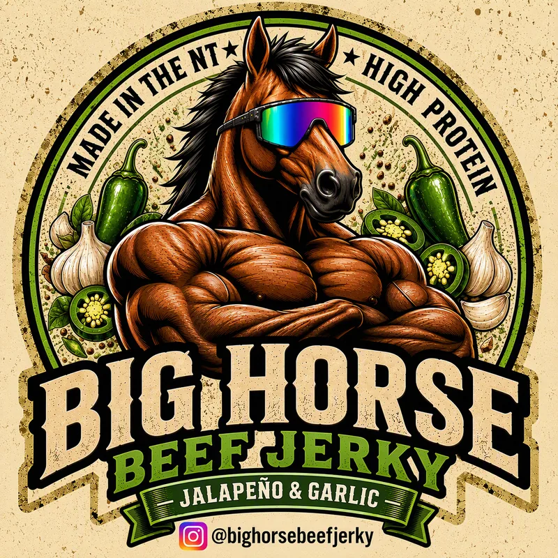 Big Horse Beef Jerky Jalapeño & Garlic badge